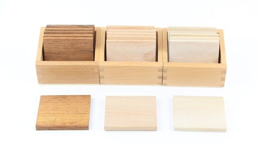 Tablillas báricas Montessori de madera