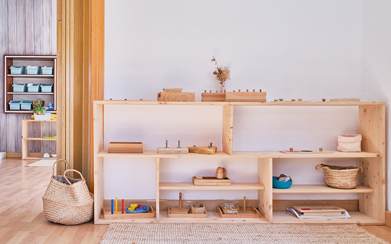 Beneficios del ambiente Montessori en el niño