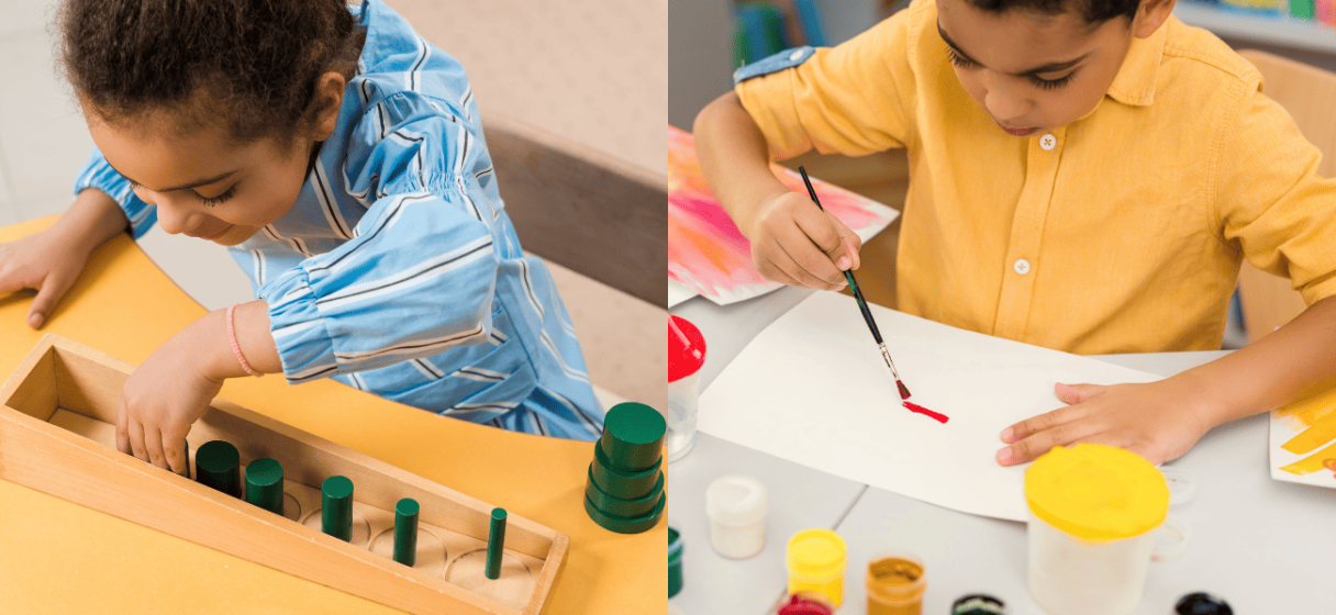 educación montessori vs reggio emilia