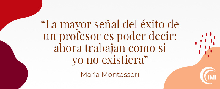 frase montessori sobre el papel del adulto